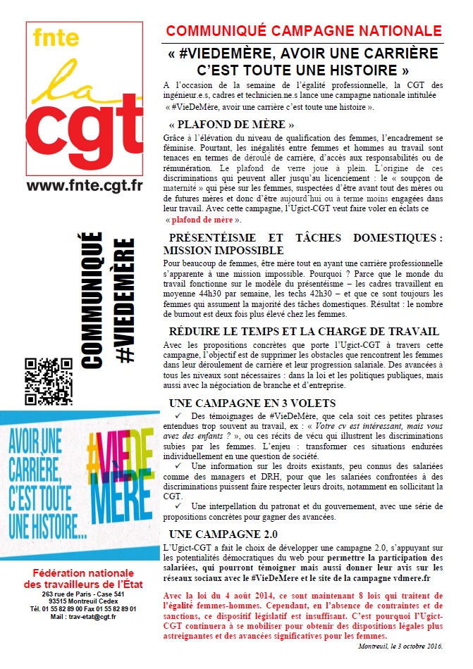2016 10 06 UGICT VIE DE MERE