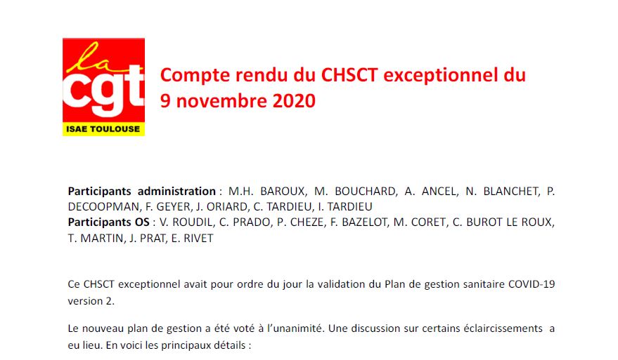 2020 11 10 CR CGT CHSCT excep 9 novembre 2020 VF