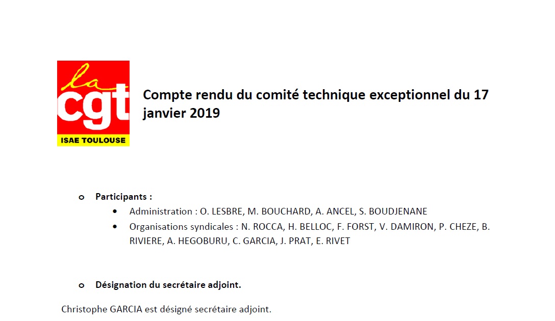 2019 01 17 CR CGT CT 17janvier2019