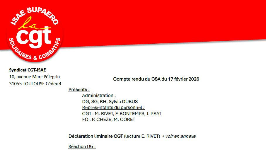 2026 03 03 CSA 17 fevrier 2026
