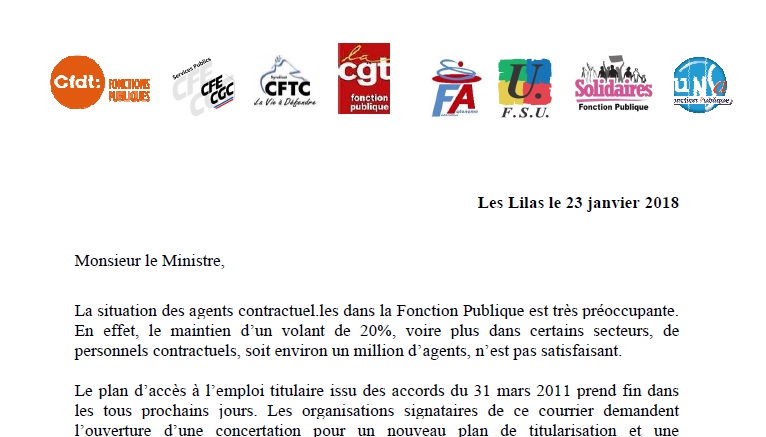 2018 01 25 lettre commune situation contractuels