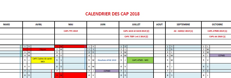 2017 09 29 CALENDRIER CAP 2018