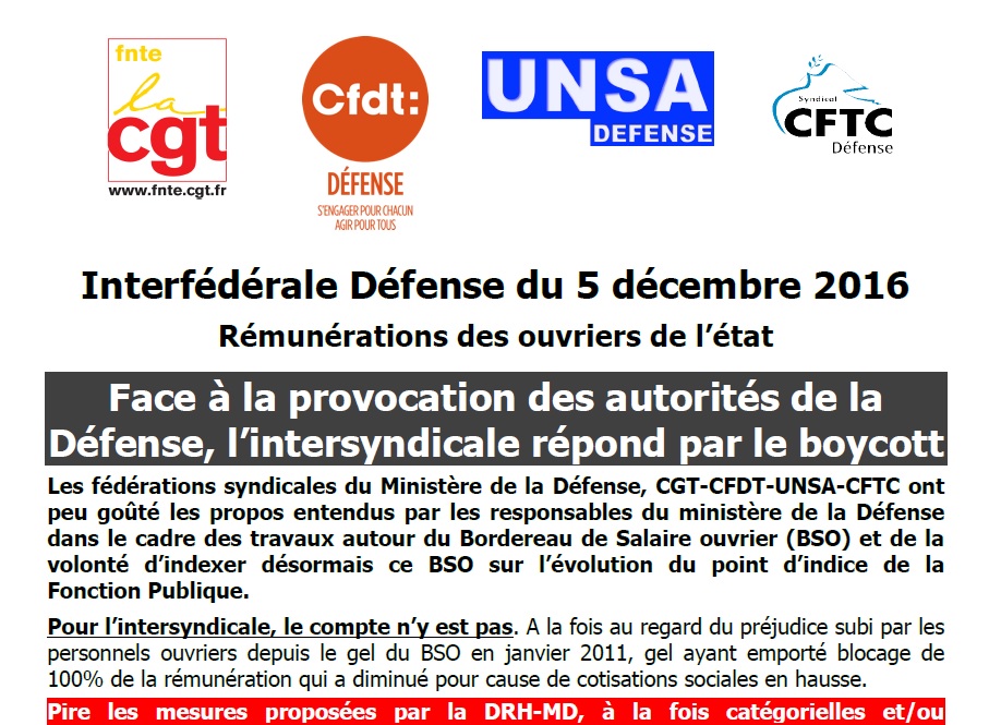 2016 12 06 OE CTM Communique interfederal
