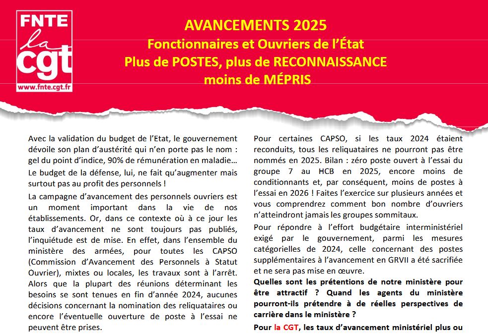 2025 03 03 federation tract avancement 2025