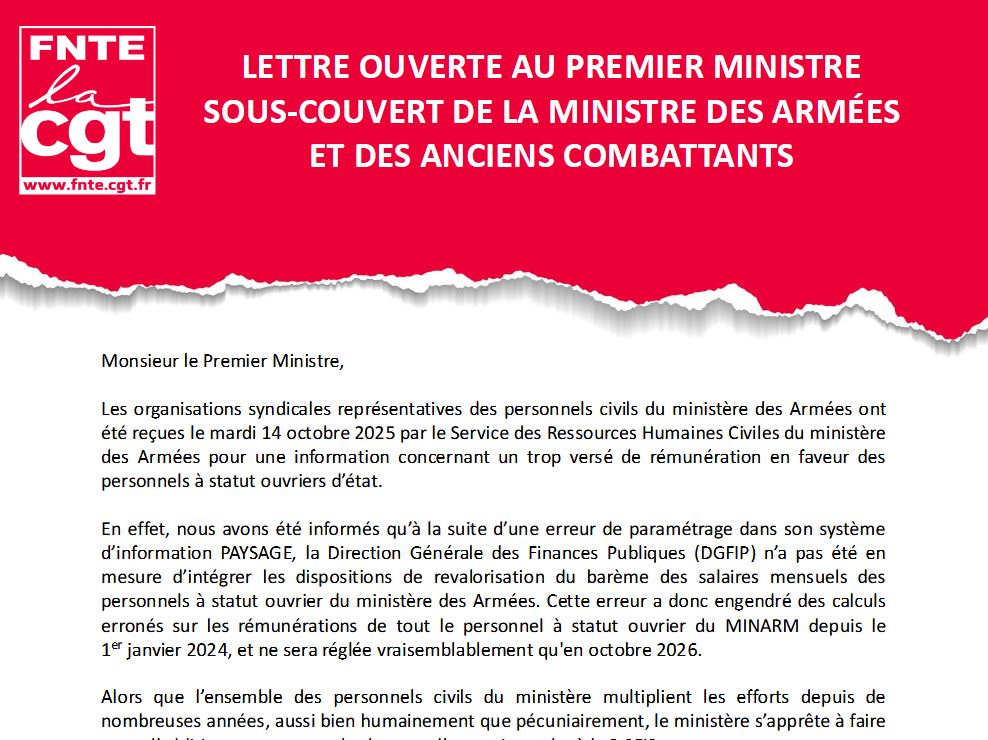 2025 10 15 LETTRE MINISTRE