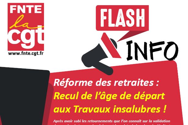 2323 03 01 Reforme retraites Recul age depart travaux insalubres