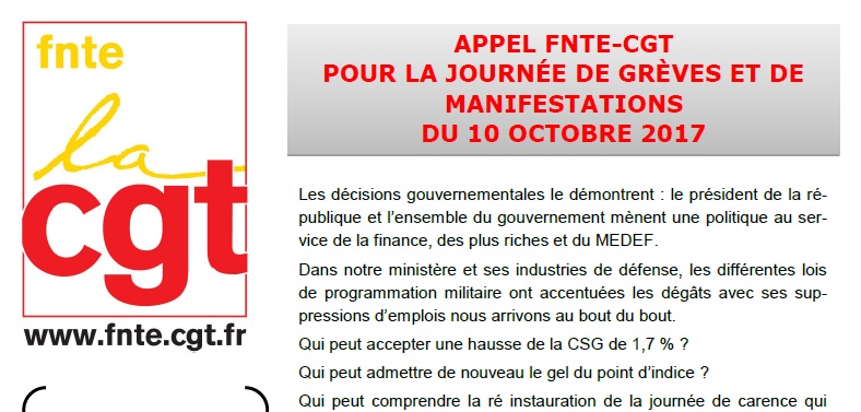 2017 10 06 APPEL FEDE 10 octobre 2017