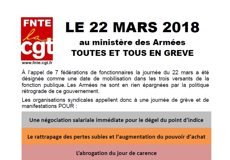 2018 03 22 Appel mobilisation 22 mars