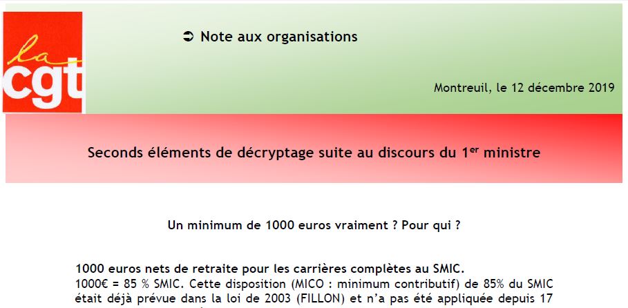 2019 12 13 Suite Premiers elements decryptage 1er ministre