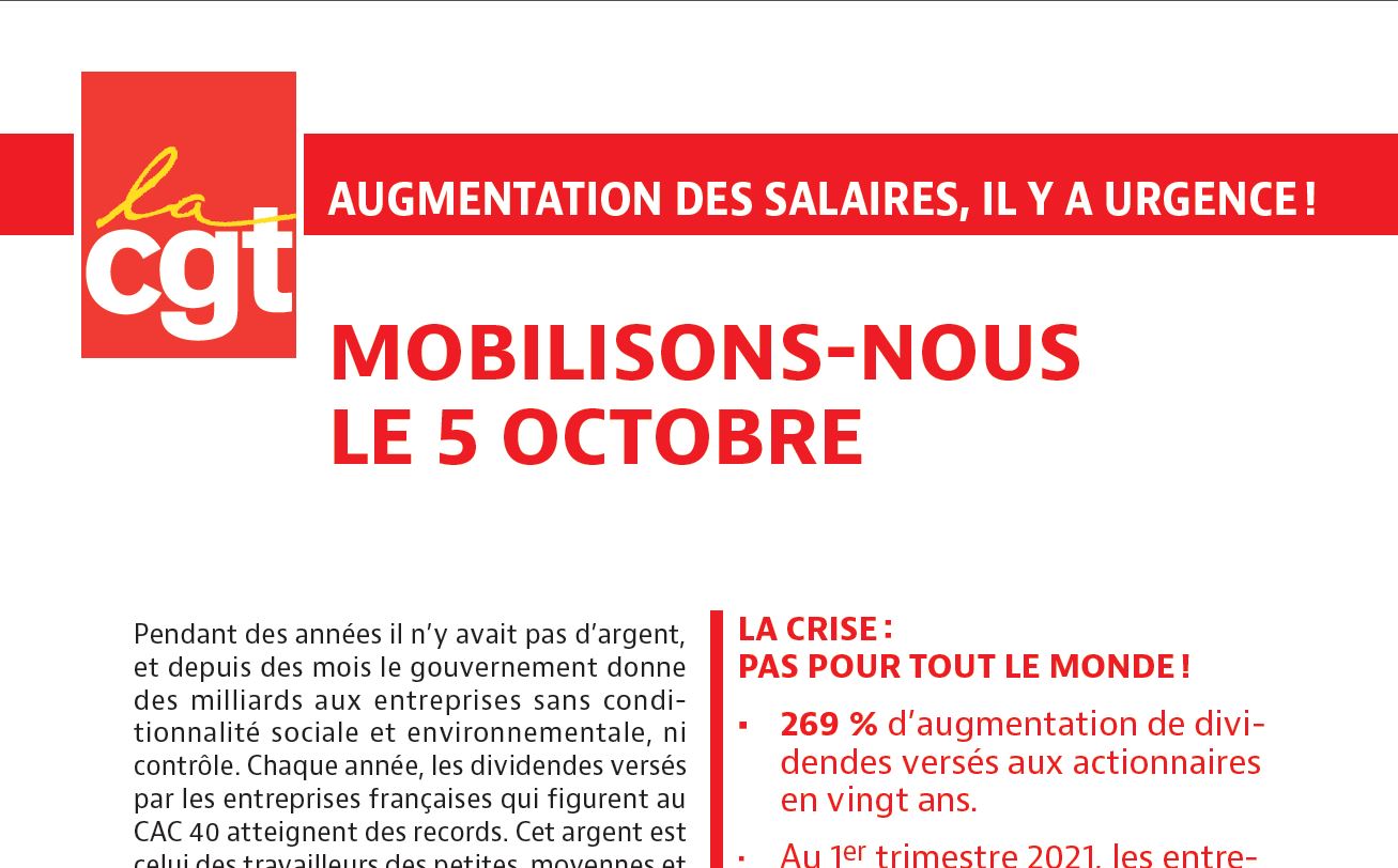 2021 09 28 Tract salaire 5 oct