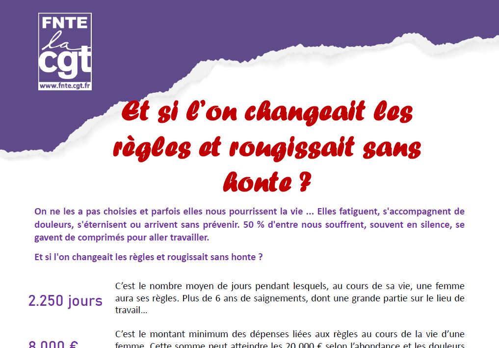 2022 10 20 federation tract Femme regles