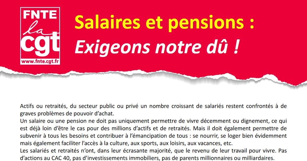 2024 03 04 SALAIRES ET PENSIONS EXIGEONS NOTRE DU