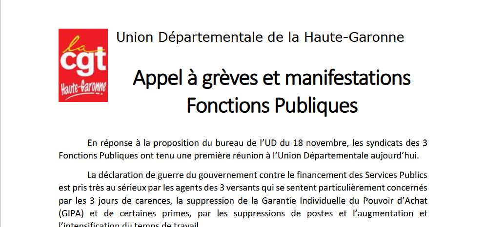 2024 11 26 Appel greves manifestations FP