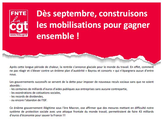 2025 09 04 federation appel mobilisations Septembre